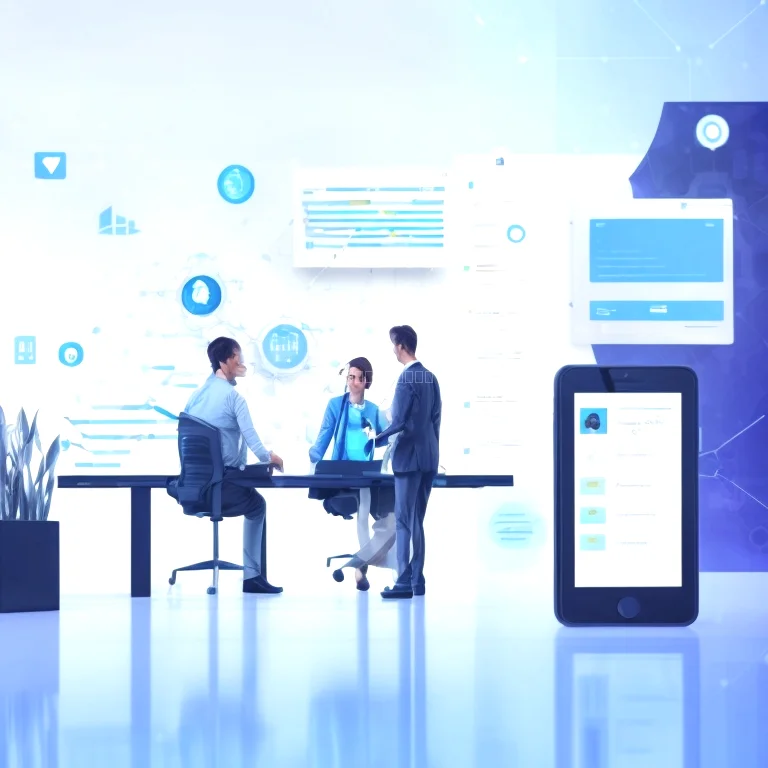 AI技術で未来を創るイメージ